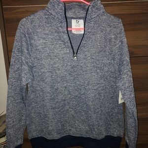 Men’s Grey Quarter Zip Sweatshirt